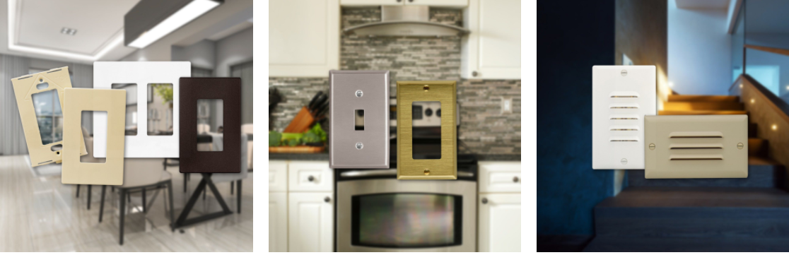 Eaton/Copper Screw & Screwless Wall Plates