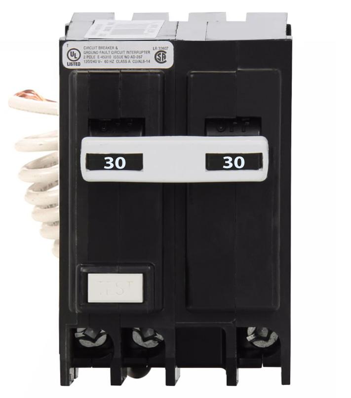 GFTCB230 - Eaton Cutler-Hammer 30 Amp Double Pole GFCI Circuit Breaker