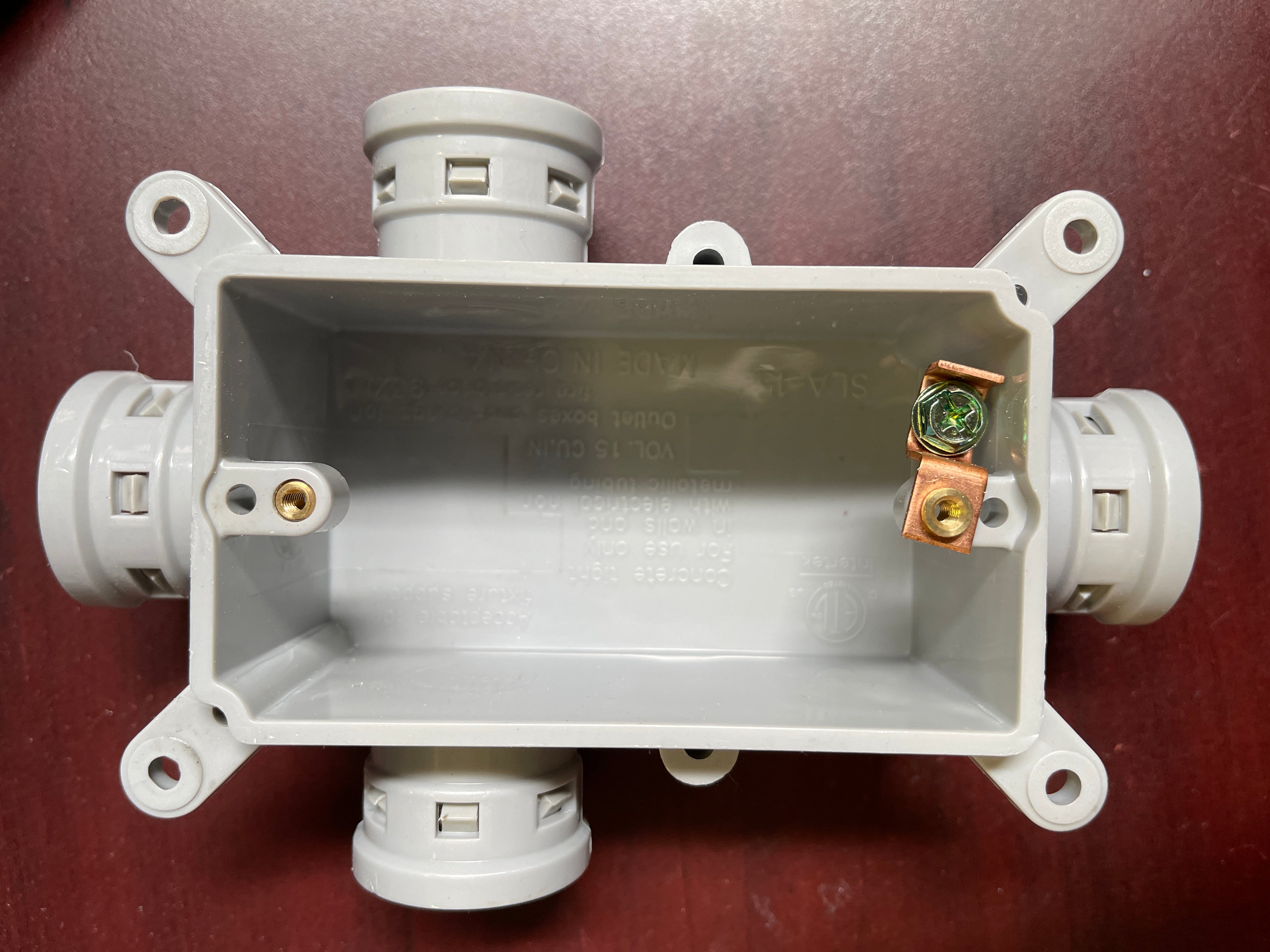 PVC FS Box 1G 4X3/4" SLA