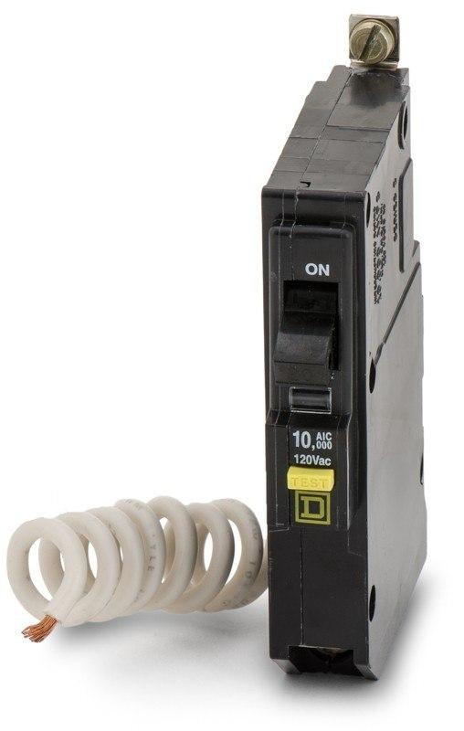 QOB115CAFI - Square D 15 Amp Single Pole AFCI Bolt-On Circuit Breaker