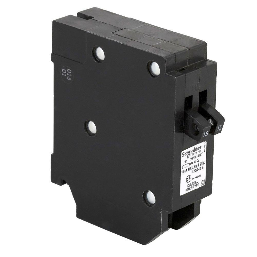 CHOMT1515 - HomeLine 15 Amp 1 Pole 240 Volt Plug-In Circuit Breaker