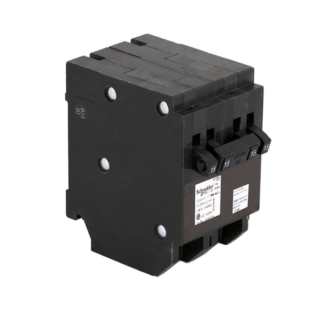 CHOMT1515215 - HomeLine 15 Amp 2 Pole 240 Volt Plug-In Circuit Breaker