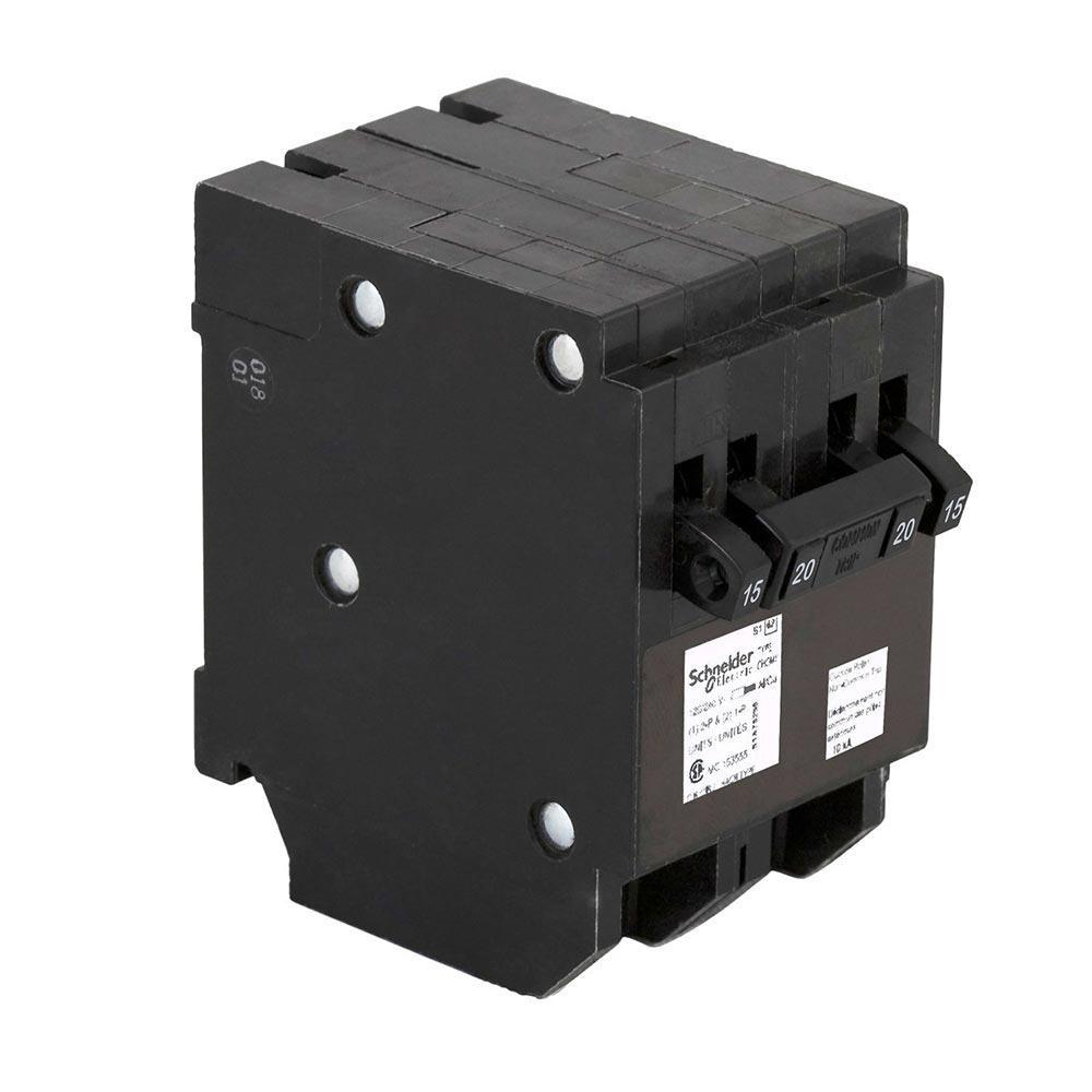 CHOMT1515220 - HomeLine 15 Amp 2 Pole 240 Volt Plug-In Circuit Breaker