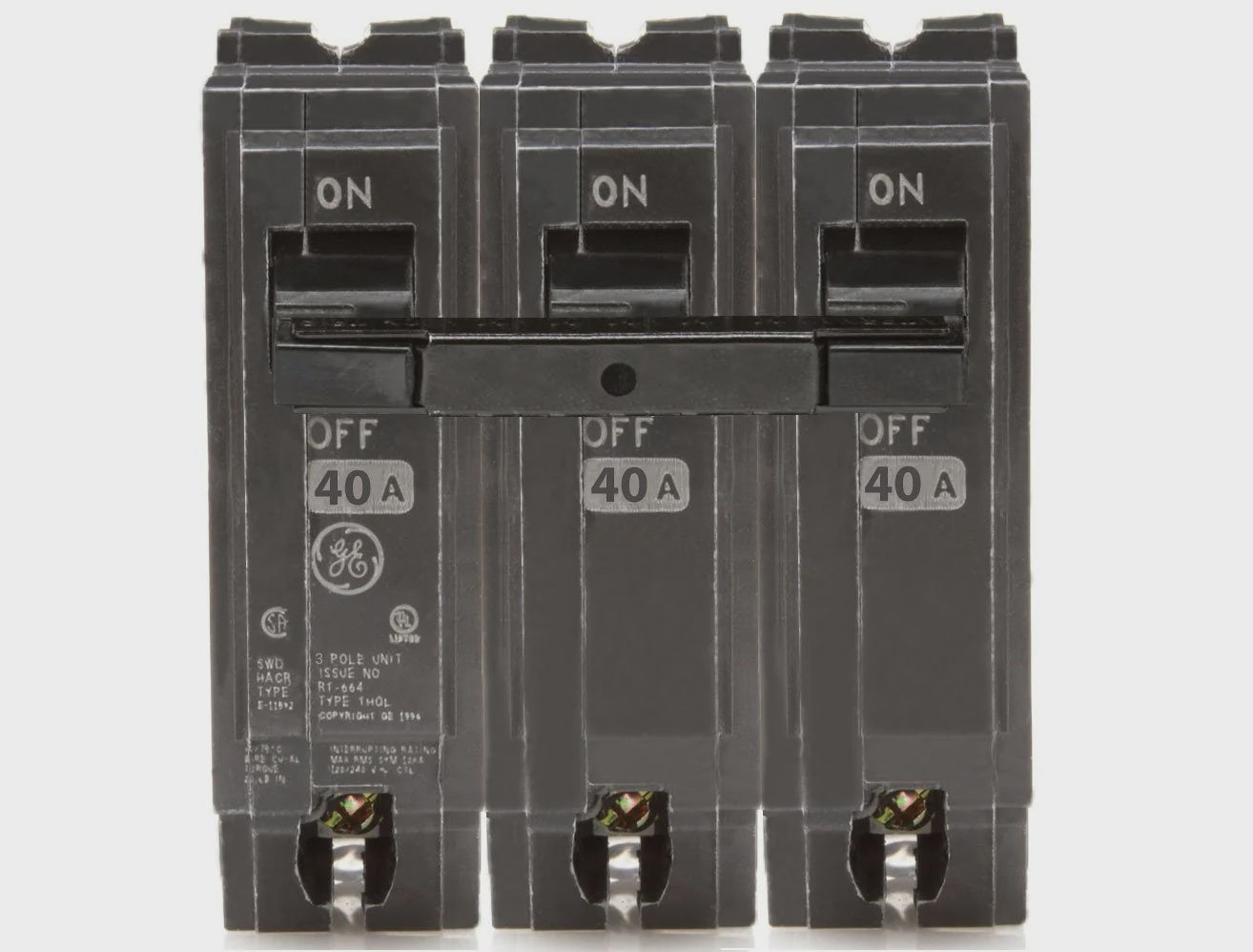 GE THQL32040 3P 40A
