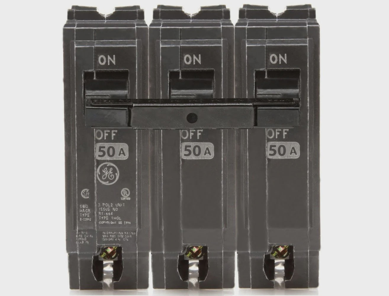 GE THQL32050 3P 50A