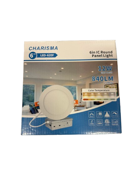LED Super Thin 6" 12w 5CCT LED-620F