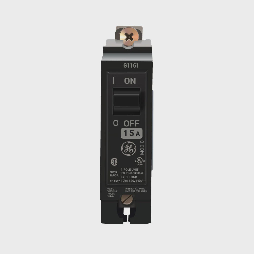 GE THQB1115 1P 15A Bolt On