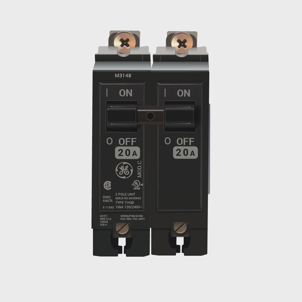 GE THQB2120 2P 20A Bolt On