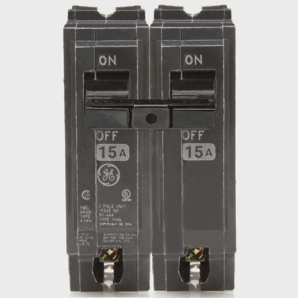 GE THQL2115 2P 15A
