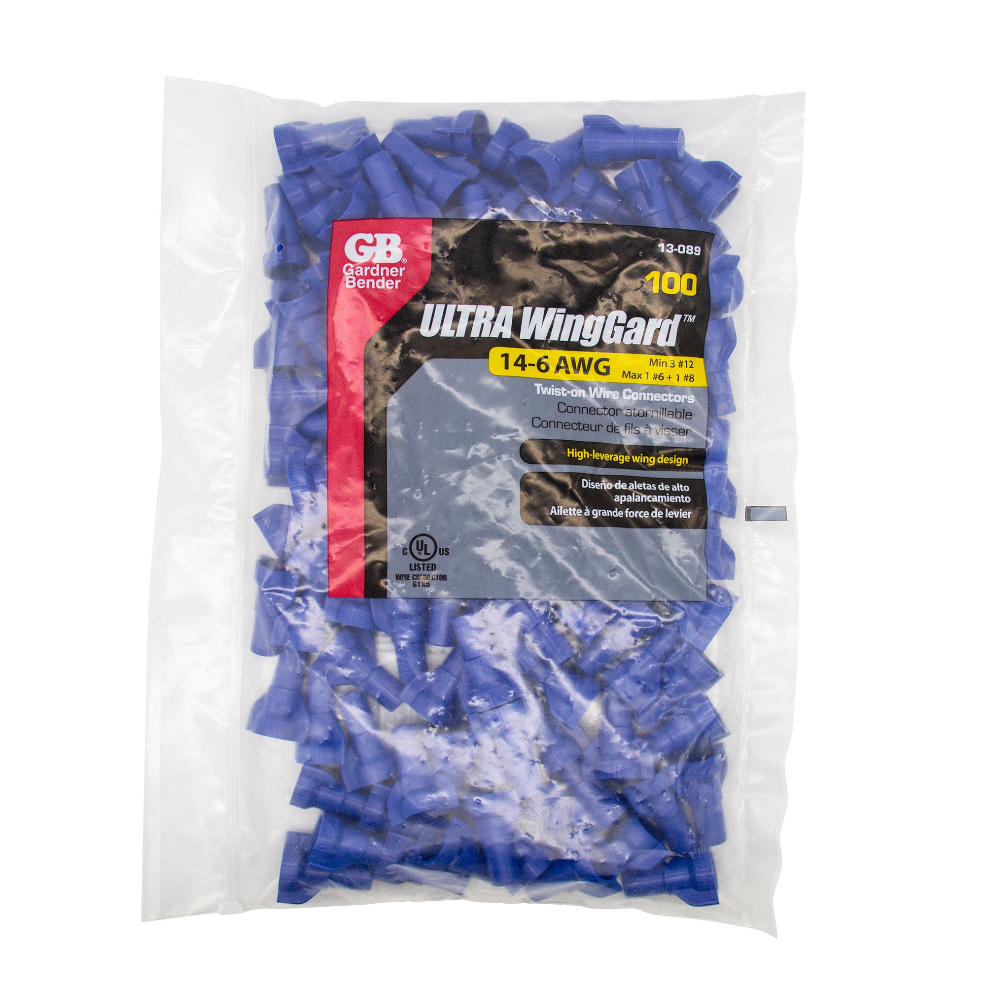 Marrette GB 14-6 AWG BLUE 100/Bag 13-089