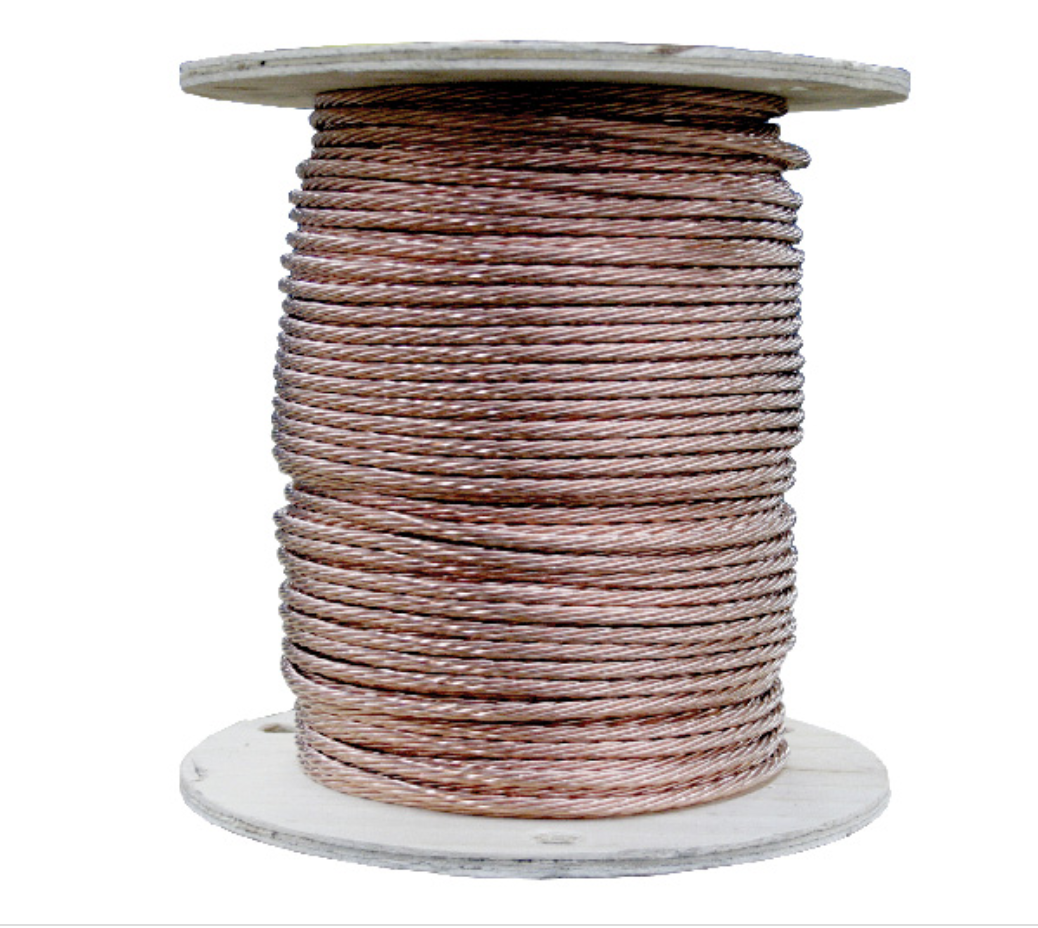 Bare Copper #6 Str, 76m