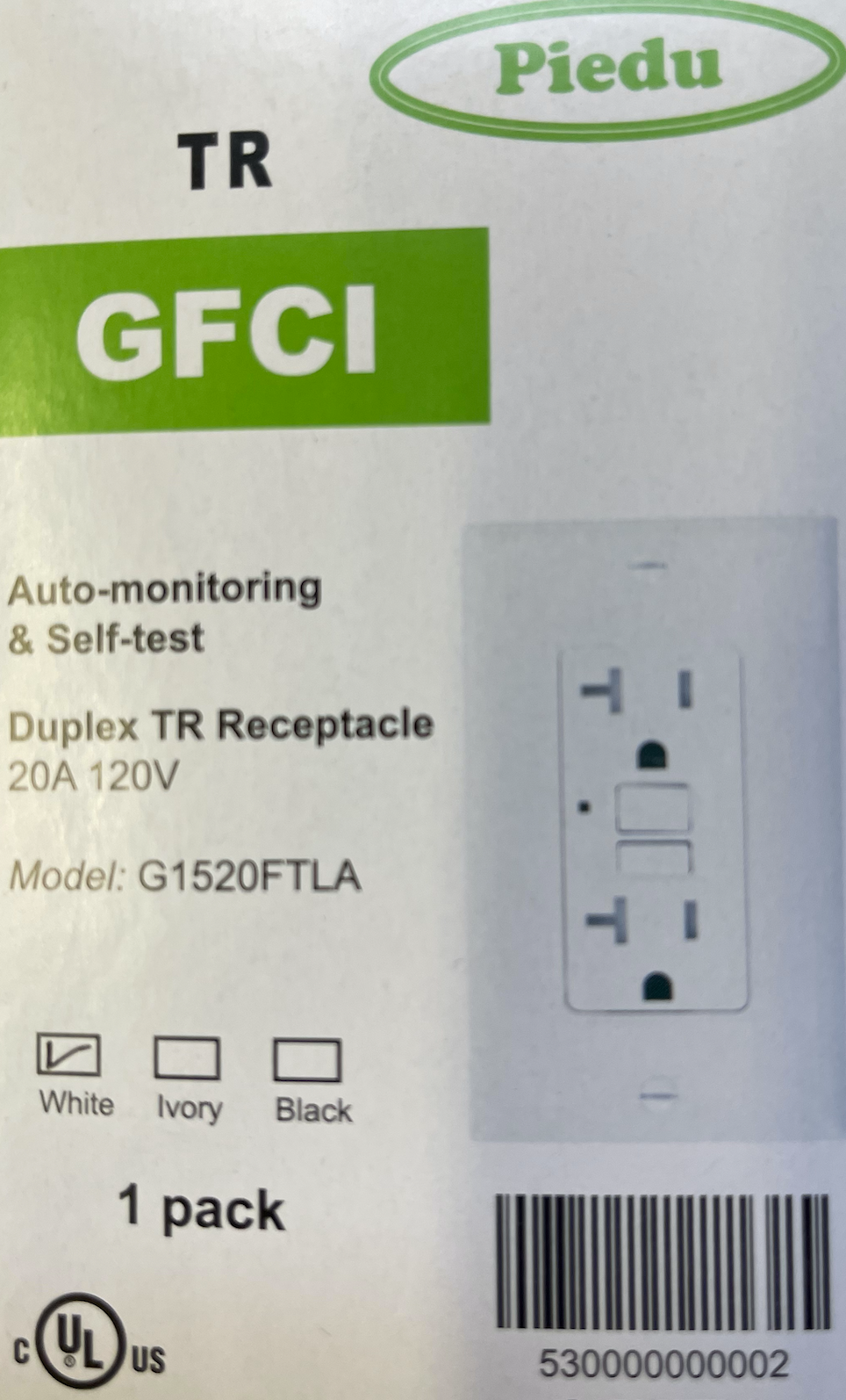 GFCI 20A TR