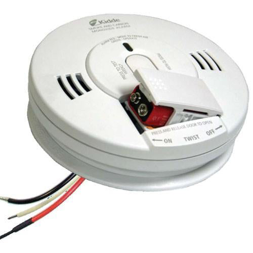 KIDDE CANADA 900-0213CA 120V AC Photoelectric Talking Smoke & CO Alarm with Battery Backup
