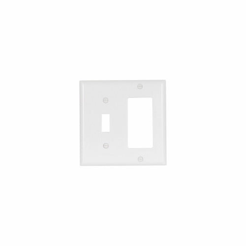 Eaton Decora + Toggle combination wallplate 2153W