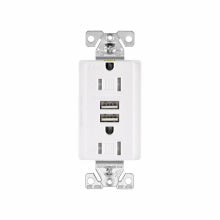 Eaton Duplex 15A Combination USB Charger 7755