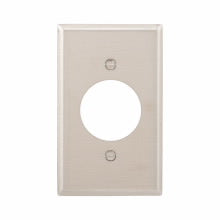 Eaton stainless steel power outlet wall plate