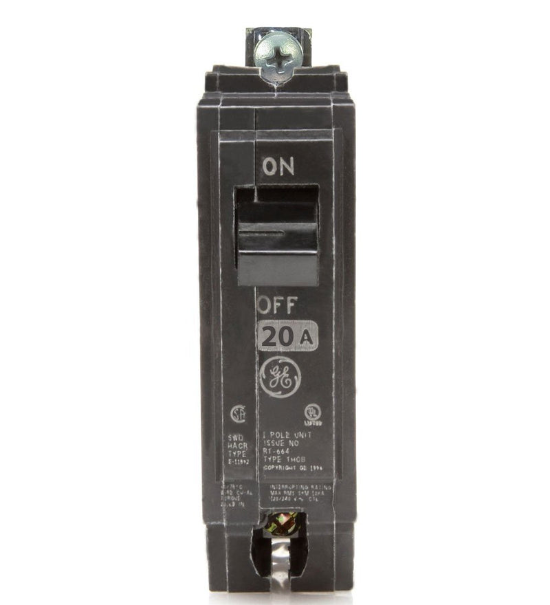 THQB1120 - GE 20 Amp Single Pole Bolt-On Circuit Breaker by GE