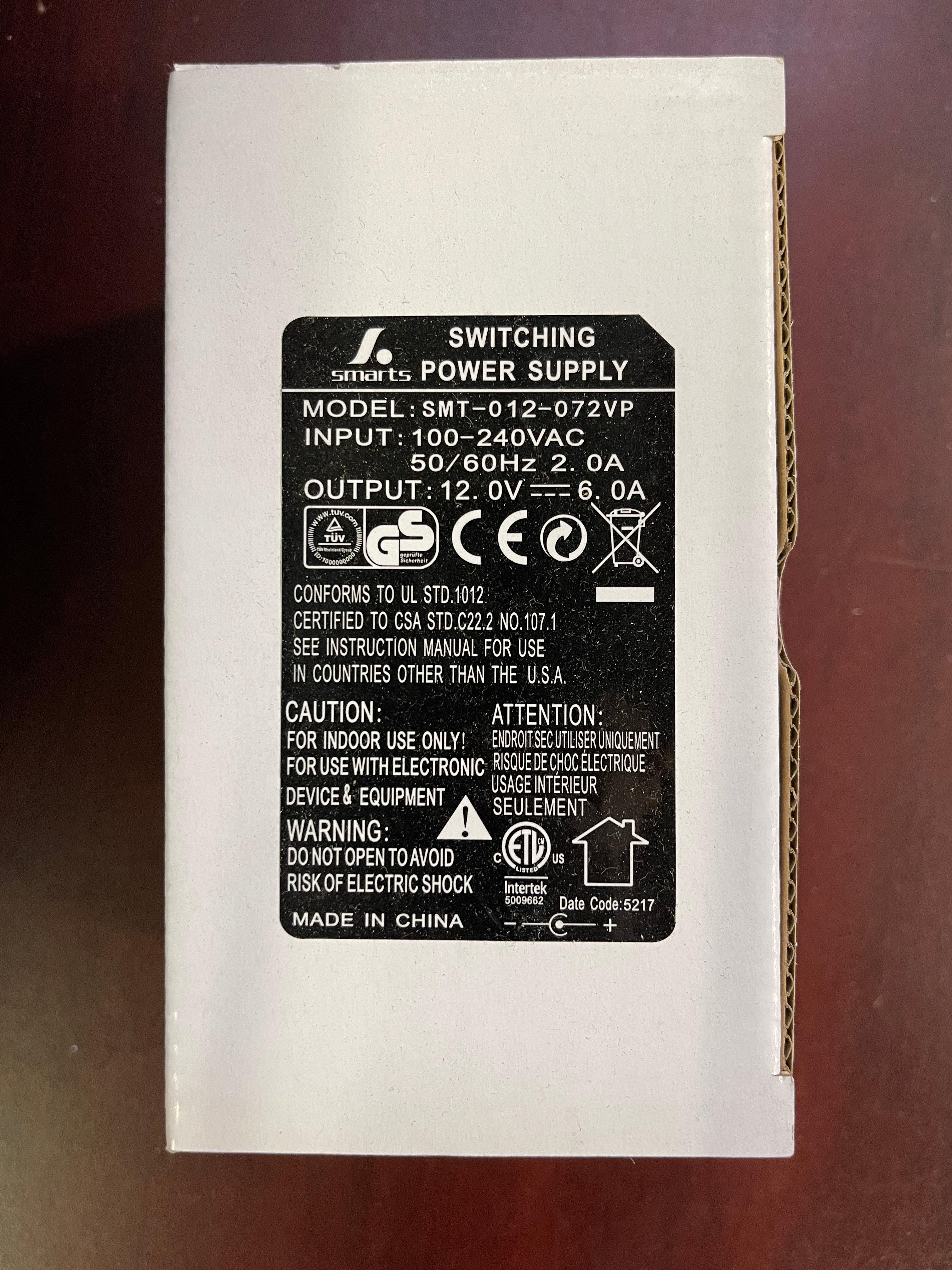 LED Driver 72W SMT-012-072VP