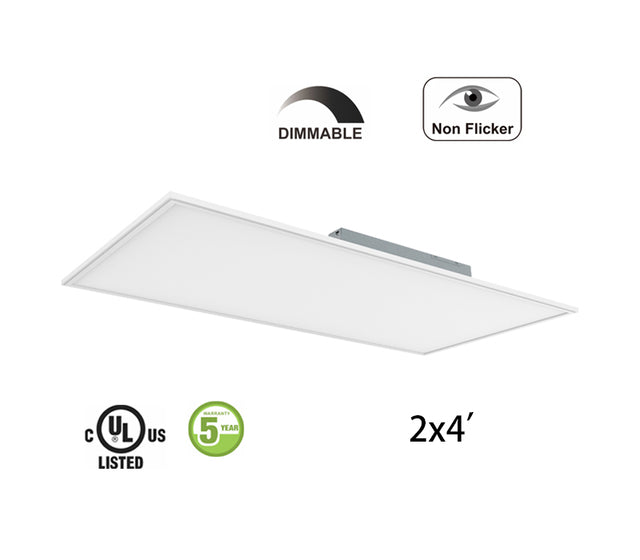 Slim LED Panel Light 2ft x 4ft 3CCT 120-277 Volts Dimmable