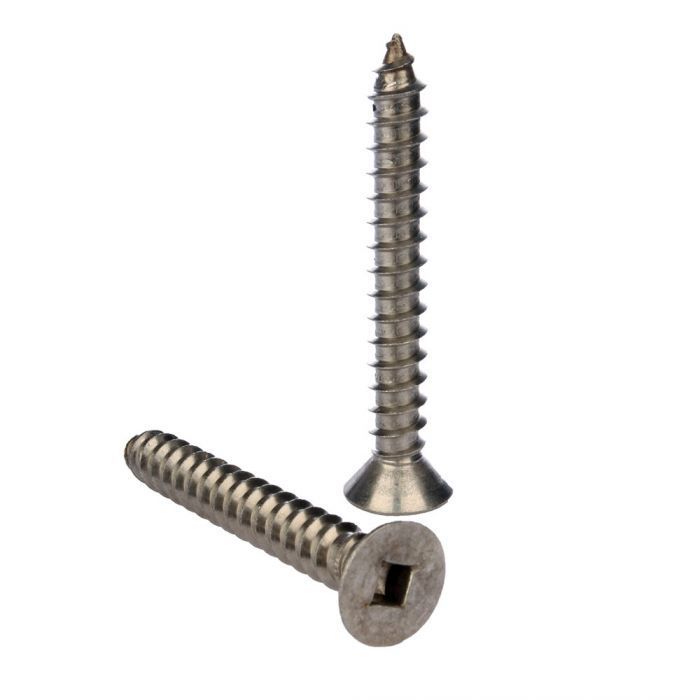 Robertson Flat-Head Wood Screw 8 x 1