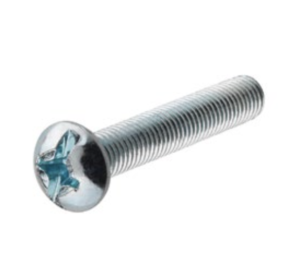 Round Comb Machine Screw 8-32 x 1-1/2