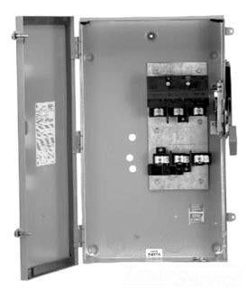 General Electric 600V 60A 3-Pole 3-Wire Disconnect Switch TH3362
