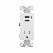 Eaton 15A Combination USB charger receptacle 7740