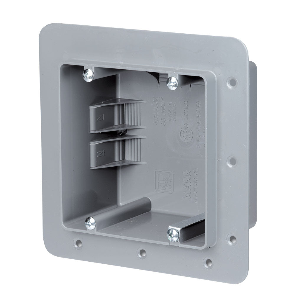 Plastic Box Range 4 11/16 Gray