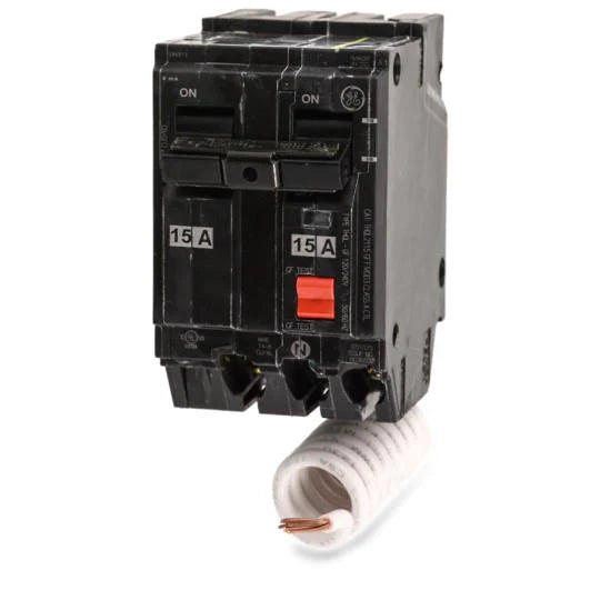 THQL2115GFT - GE 15 Amp 2-Pole GFCI Breaker